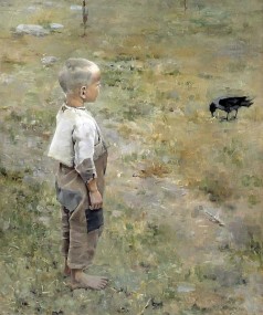 Boy with a Crow