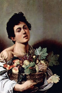 Boy with a Basket of Fruit