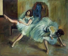 Before the Ballet (detail)