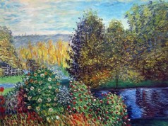 Monet Paintings: Corner of the Garden at Montgeron