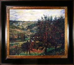 Apple Trees in Bloom at Vetheuil 1887 Pre-Framed