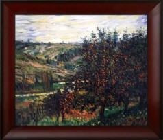 Apple Trees in Bloom at Vetheuil 1887 Pre-Framed