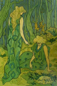 Femmes dans la foret