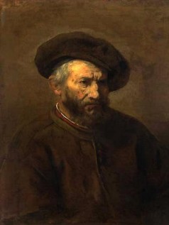 A Study of an Elderly Man in a Cap