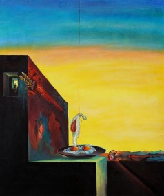 Dali Paintings: Fried Eggs on the Plate Without the Plate