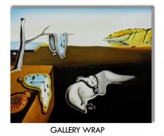 Dali Paintings: Persistence of Memory Gallery Wrap