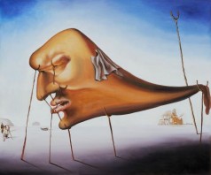 Dali Paintings: Sleep