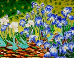 Irises Wall Tile