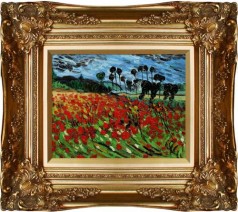 Field of Poppies Pre-Framed