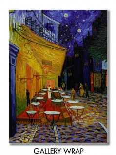 Cafe Terrace at Night Gallery Wrap