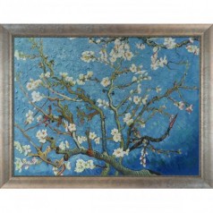 Branches of an Almond Tree in Blossom Pre-Framed