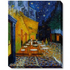 Cafe Terrace at Night (Original Size) Gallery Wrap