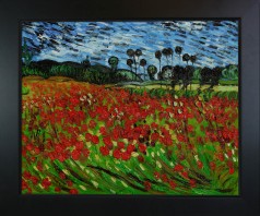 Field of Poppies Pre-Framed