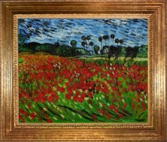 Field of Poppies Pre-Framed