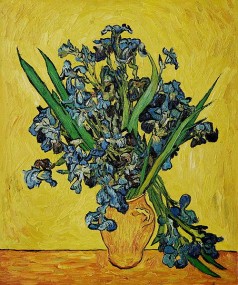 Irises in a Vase