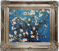 Branches of an Almond Tree in Blossom Pre-Framed