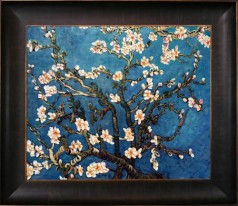 Branches of an Almond Tree in Blossom Pre-Framed