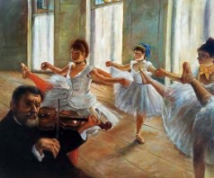 Degas Paintings: The Rehearsal