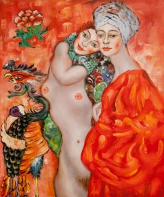 Klimt Paintings: Girl Friends