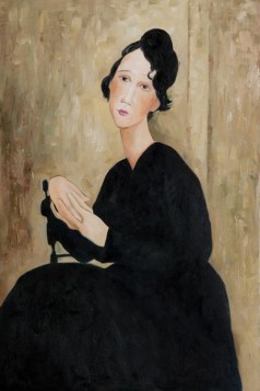 Modigliani Paintings: Portrait of Madame Hayden, 1918