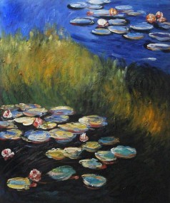 Monet Paintings: Water Lilies