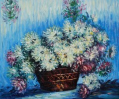 Monet Paintings: Chrysanthemums