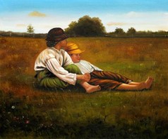 Boys in a Pasture